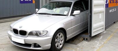 Выгрузка контейнера.